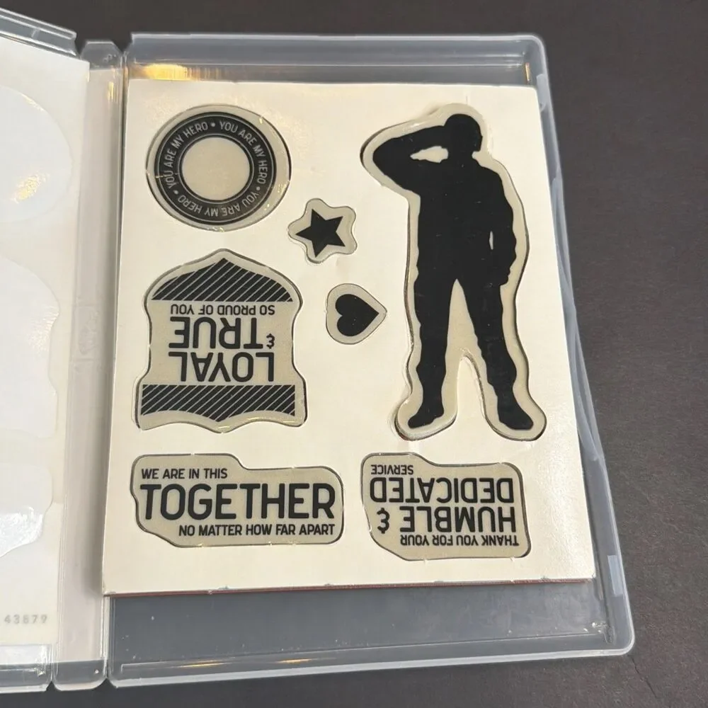 Stampin' Up! LOYAL & TRUE 🇺🇸 Military ....We Are In This Together Army service